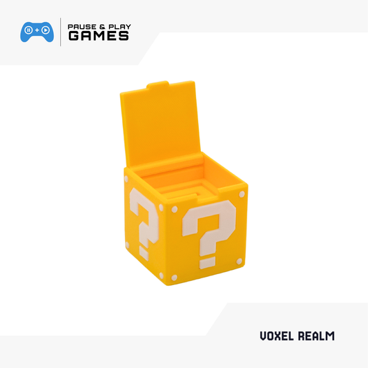 Voxel Realm Magnetic Game Cartridge Holder, Question Style