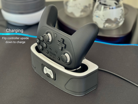 Personalized Nintendo Switch 2 Pro Controller Charging Dock: Gamertag Display Stand
