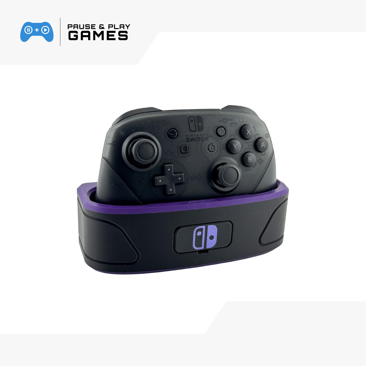 Charging Dock, Game Storage & Display Stand for NS Pro Controller