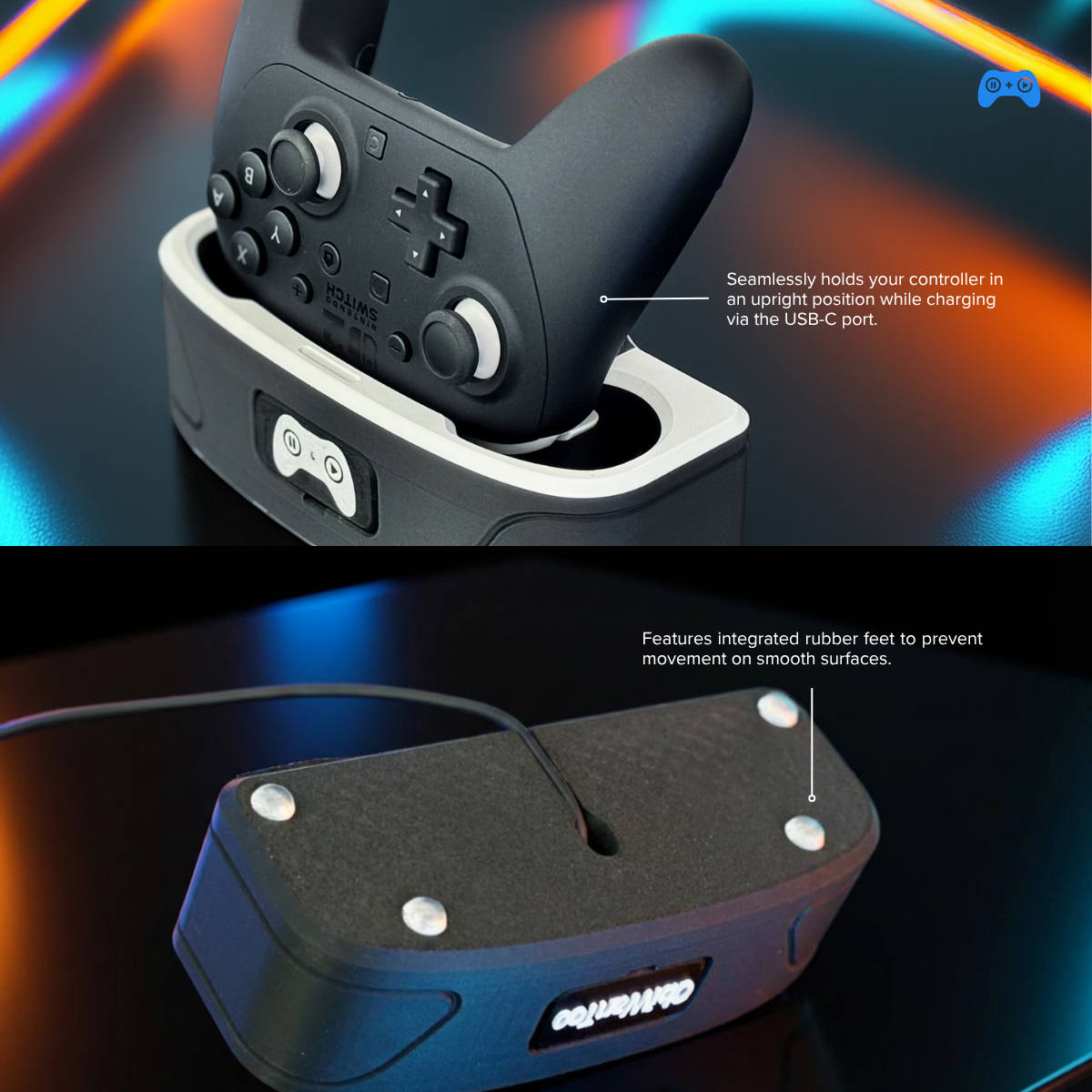Personalized Charging Dock, Game Storage & Display Stand for NS 2 Pro Controller
