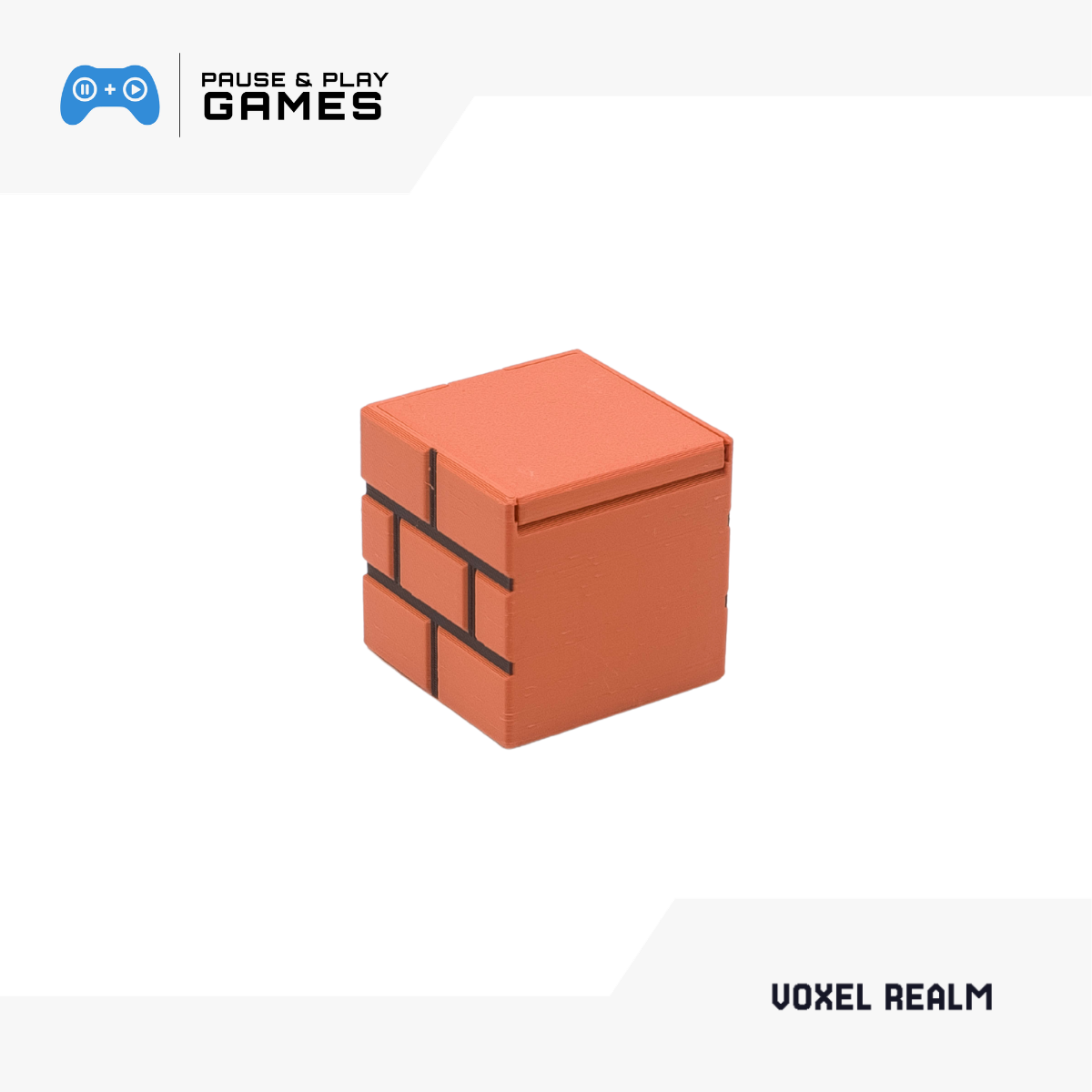 Voxel Realm Magnetic Game Cartridge Holder, Brick Style