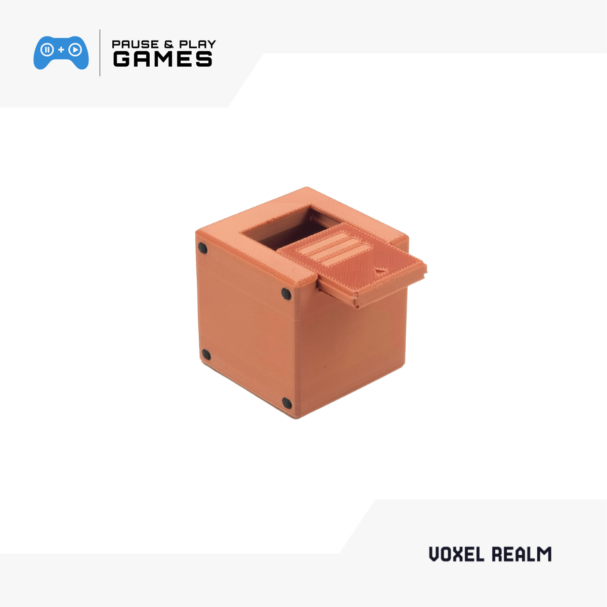 Voxel Realm Magnetic Blank Brick Coin Box