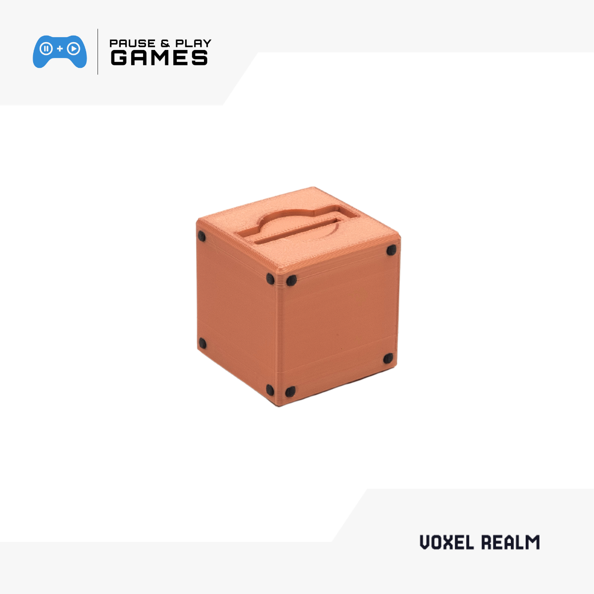 Voxel Realm Magnetic Blank Brick Coin Box