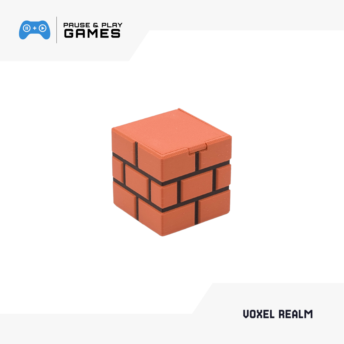 Voxel Realm Magnetic Game Cartridge Holder, Brick Style