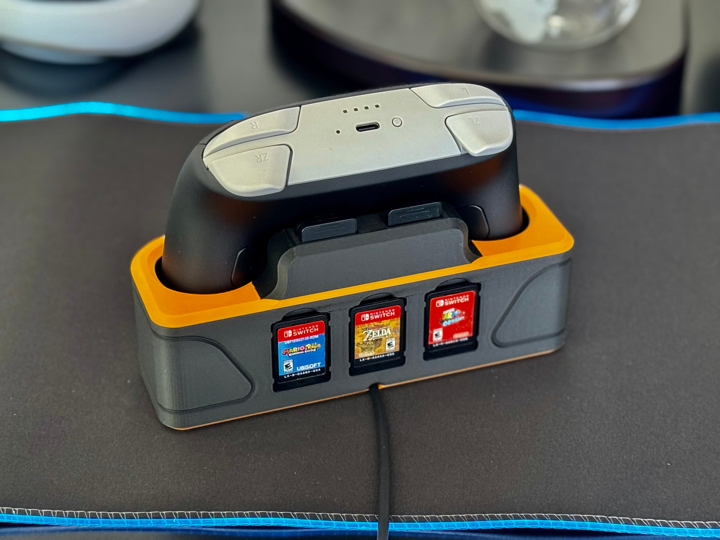 Nintendo Switch 2 Pro Controller Charging Dock, Game Storage, and Display Stand