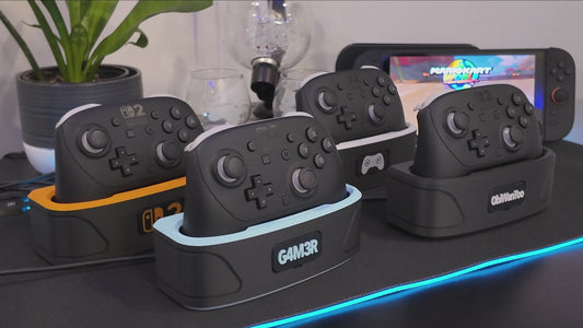 Nintendo Switch 2 Pro Controller Charging Dock, Game Storage, and Display Stand