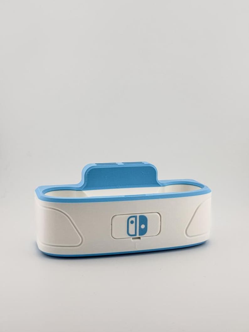 Nintendo Switch Pro Controller dock in White with Sky Blue