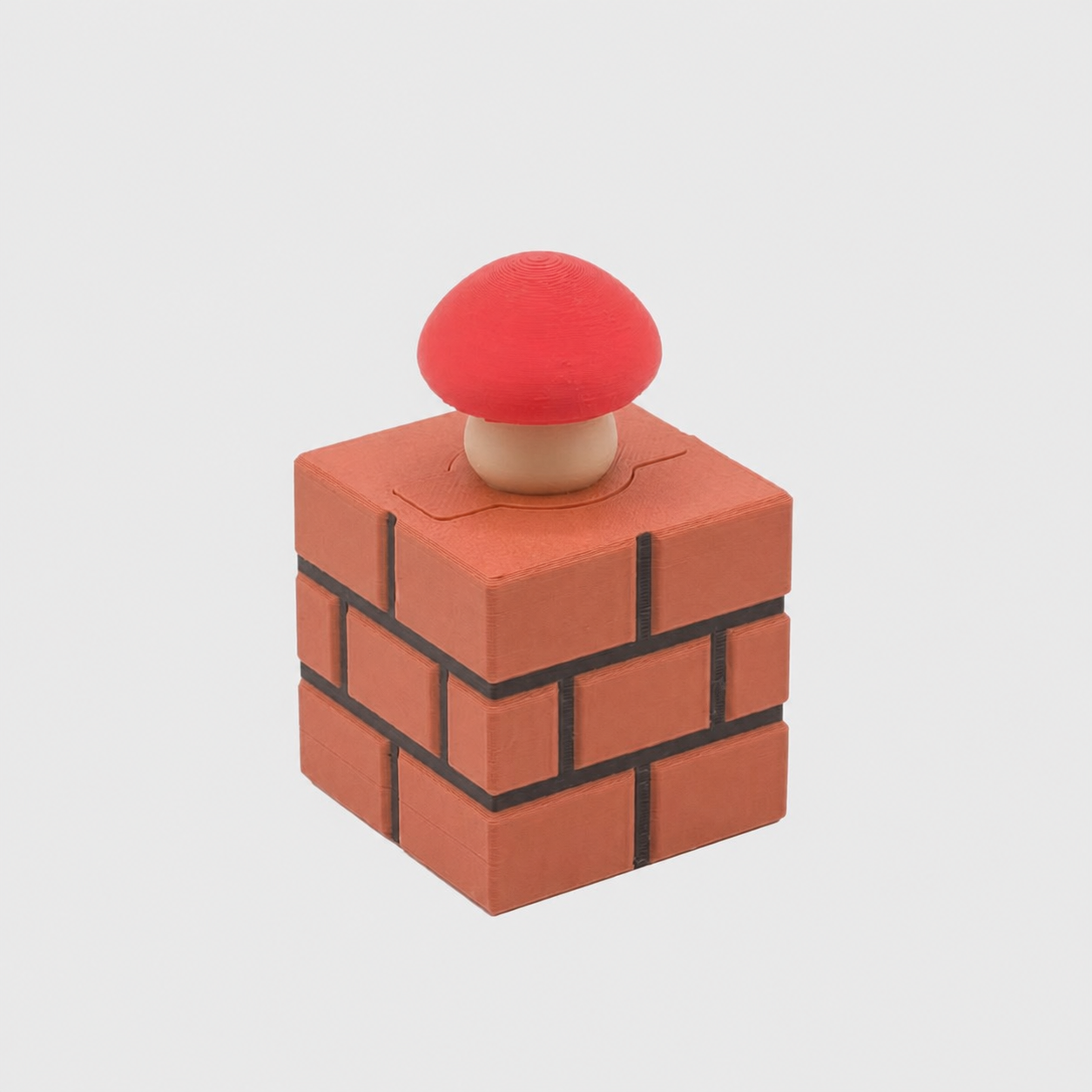 Mushroom-style magnetic trinket holder